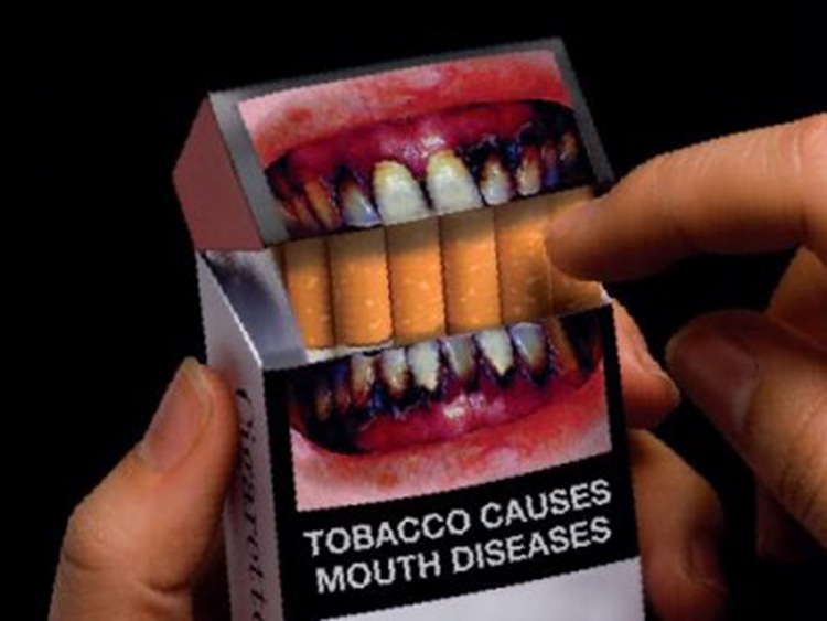 世卫组织建议中国烟盒警示应大幅升级